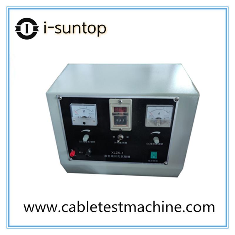 Enameled wire pinhole testing machine