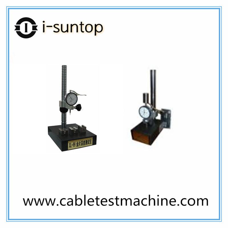  Rubber and plastic thickness gauge