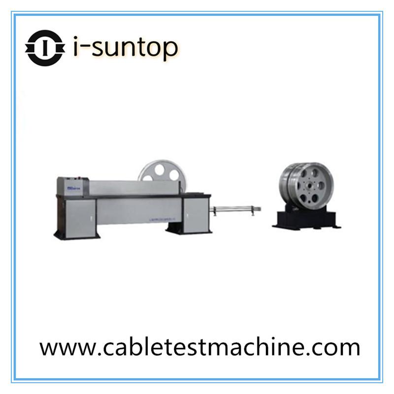 Computer controlled optical cable tension testing machine